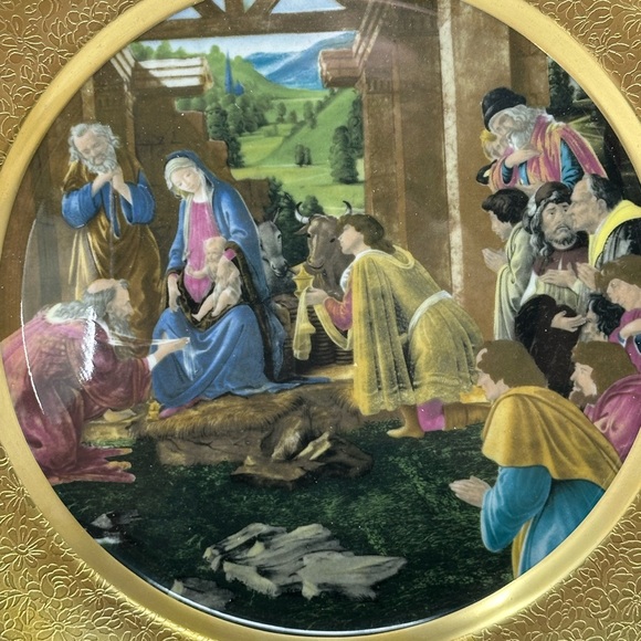 Vintage PICKARD 1979 Limited Edition Christmas Plate The Adoration of the Magi - Picture 4 of 6